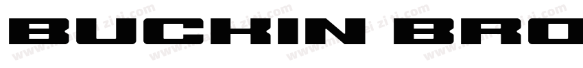 Buckin Bronc Title字体转换